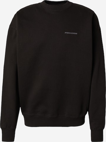 Sweat-shirt Pegador en noir : devant