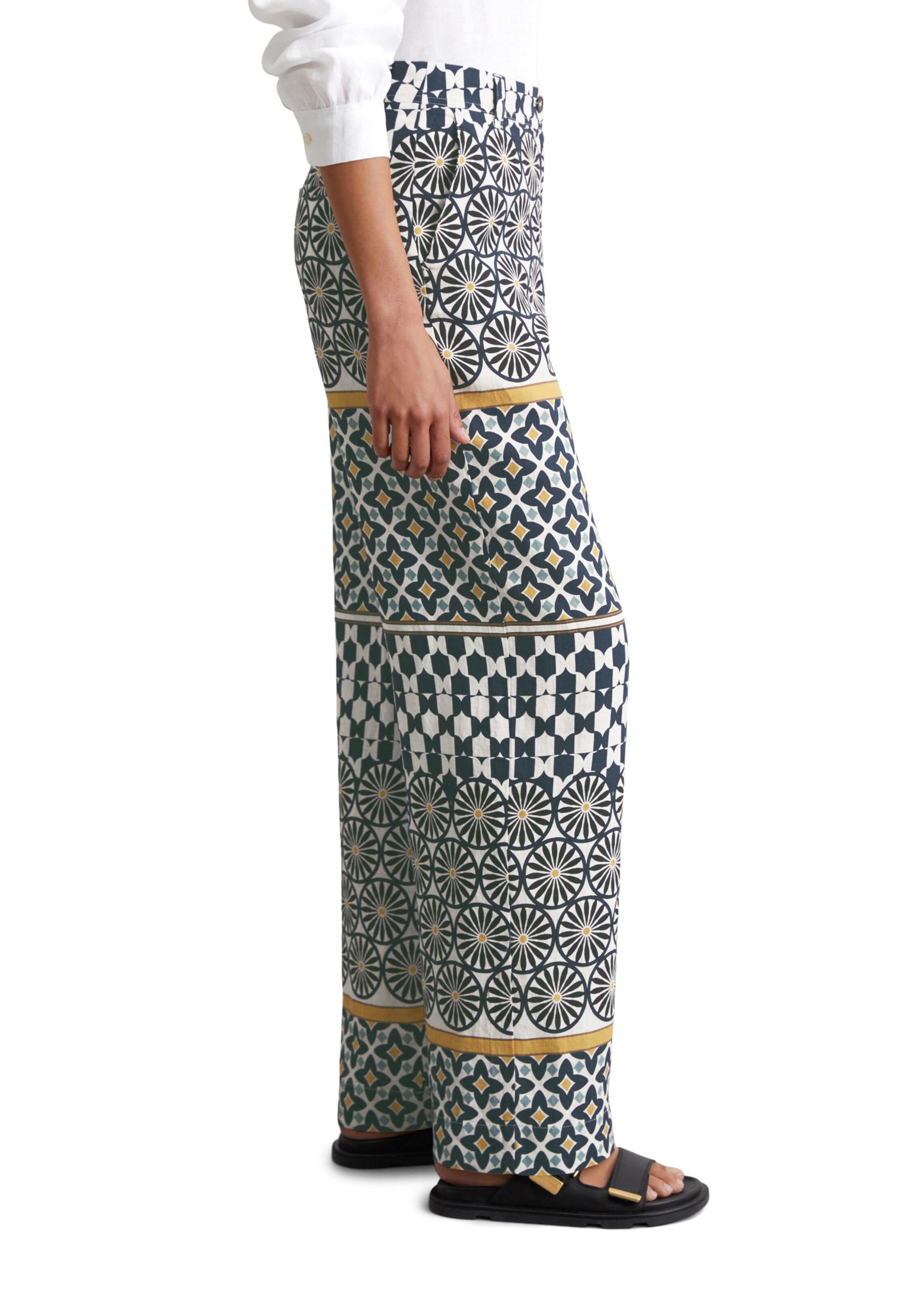 Marc O'Polo Regular Hose in Weiß