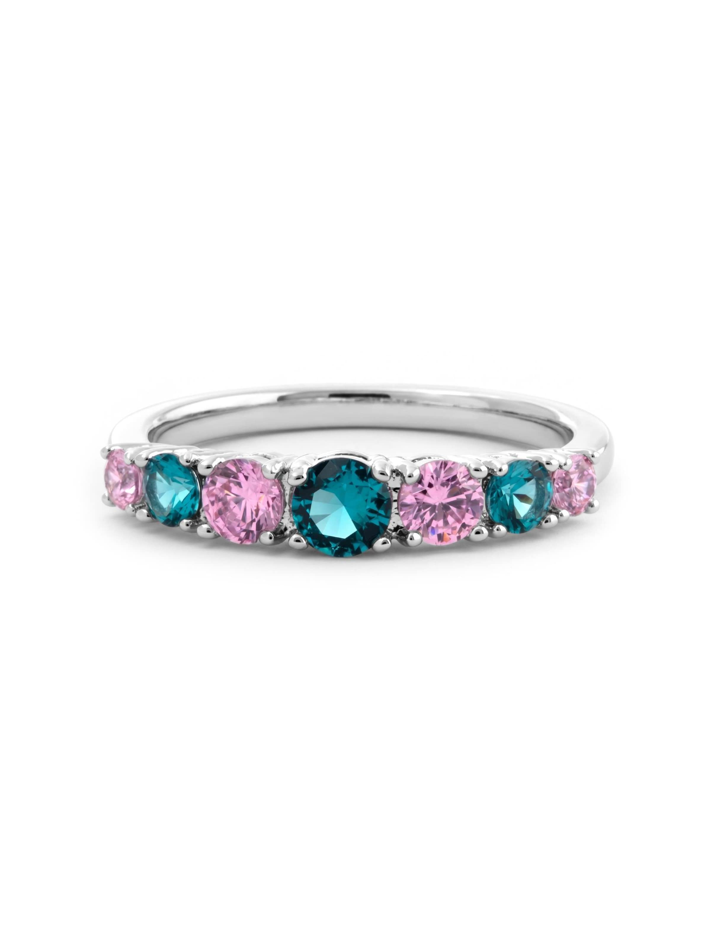 Luxenter - Anillo 'Zebe' en Mezcla de colores