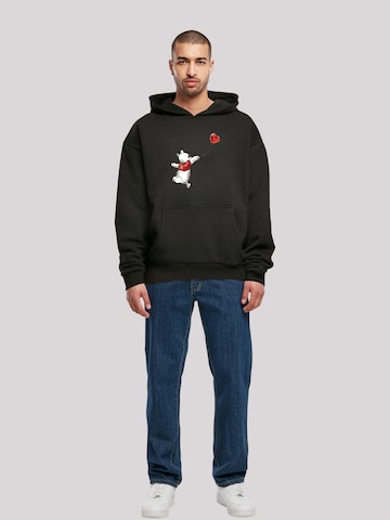 F4NT4STIC Sweatshirt 'Disney Winnie The Pooh Winnie & Balloon' in Schwarz