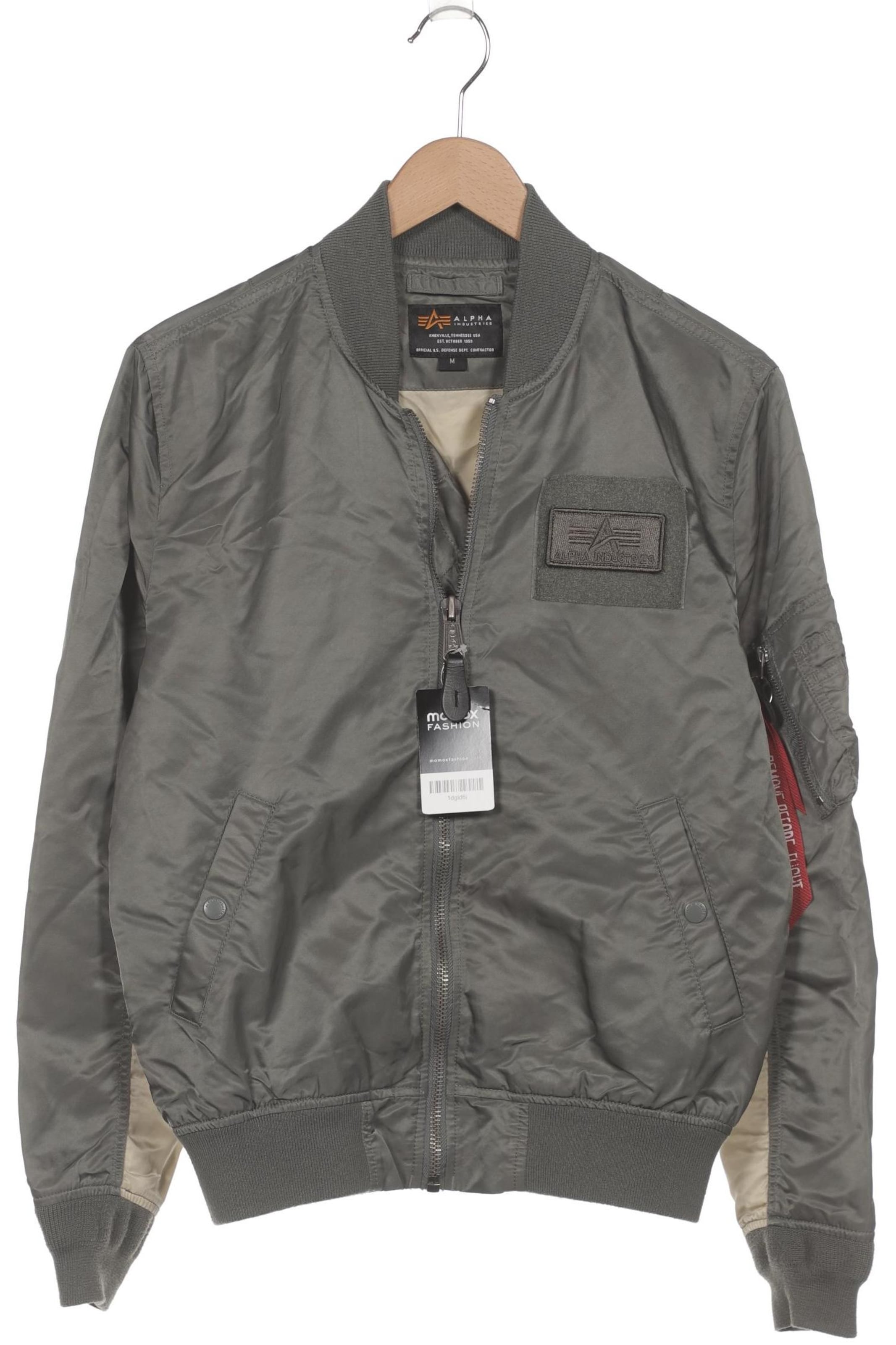 ALPHA INDUSTRIES Jacke M in Grün: Vorderseite