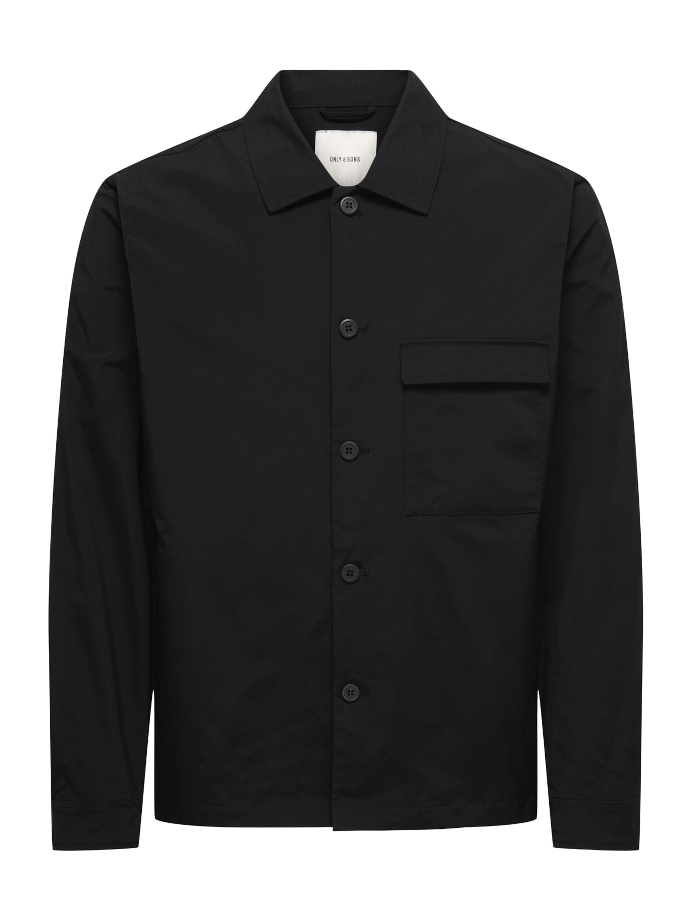 Only & Sons - Chaqueta de entretiempo 'ONSGERETH' en negro: frente