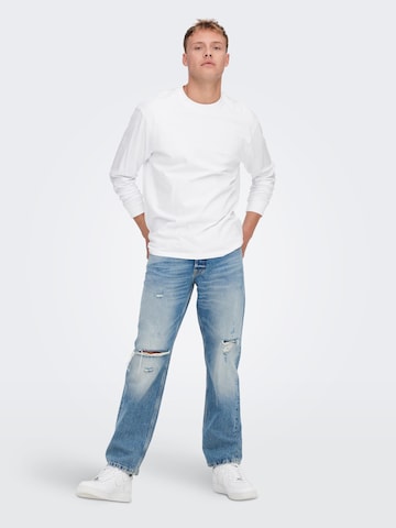 Only & Sons Loose fit Jeans 'Edge' in Blue