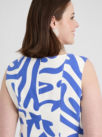 Guido Maria Kretschmer Curvy Dress 'Isabelle' in Blue