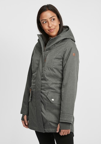 Oxmo Between-Season Jacket 'Bella' in Grey: front