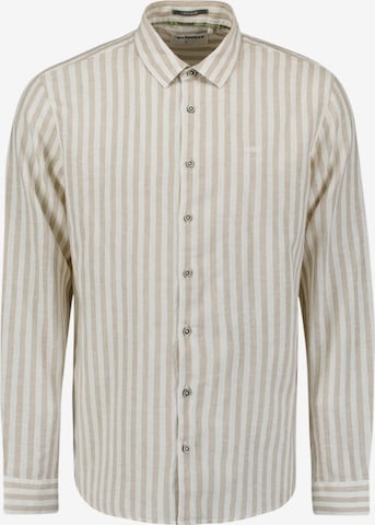 Coupe regular Chemise No Excess en beige : devant