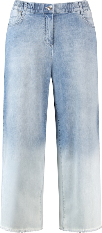SAMOON Wide Leg Jeans 'Lotta' in Blau
