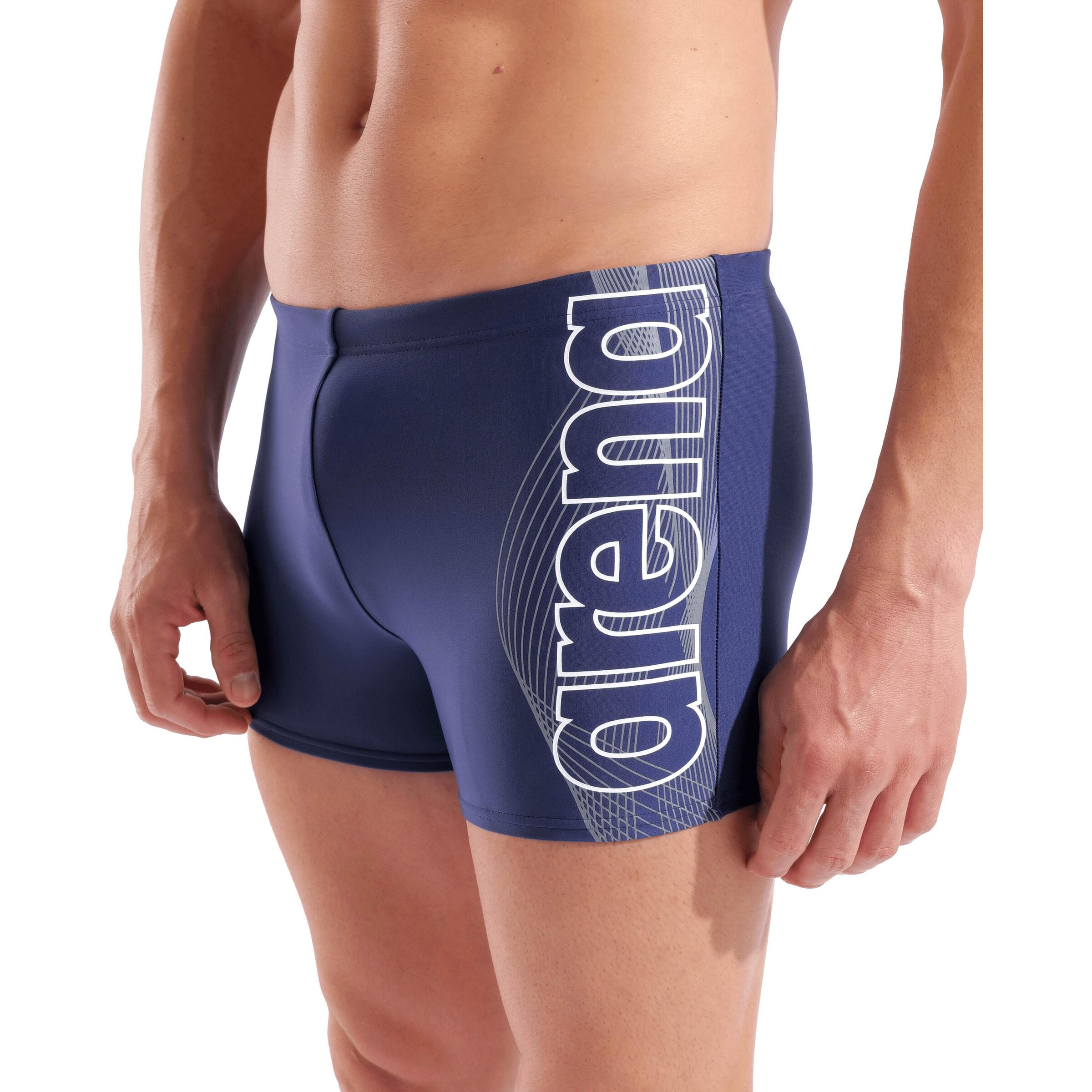 ARENA Athletic Swim Trunks in Blue