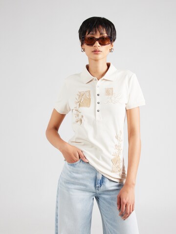 Lauren Ralph Lauren Poloshirt 'KIEWICK' in Beige: Vorderseite