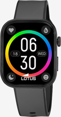 Lotus Digitaal horloge 'Lotus - Smartwatch Smartime Audaz XL - Quartz watch movement - Watch case width: 46.73 mm' in Zwart: voorkant