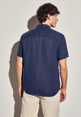 Street One MEN Regular Fit Hemd in Blau