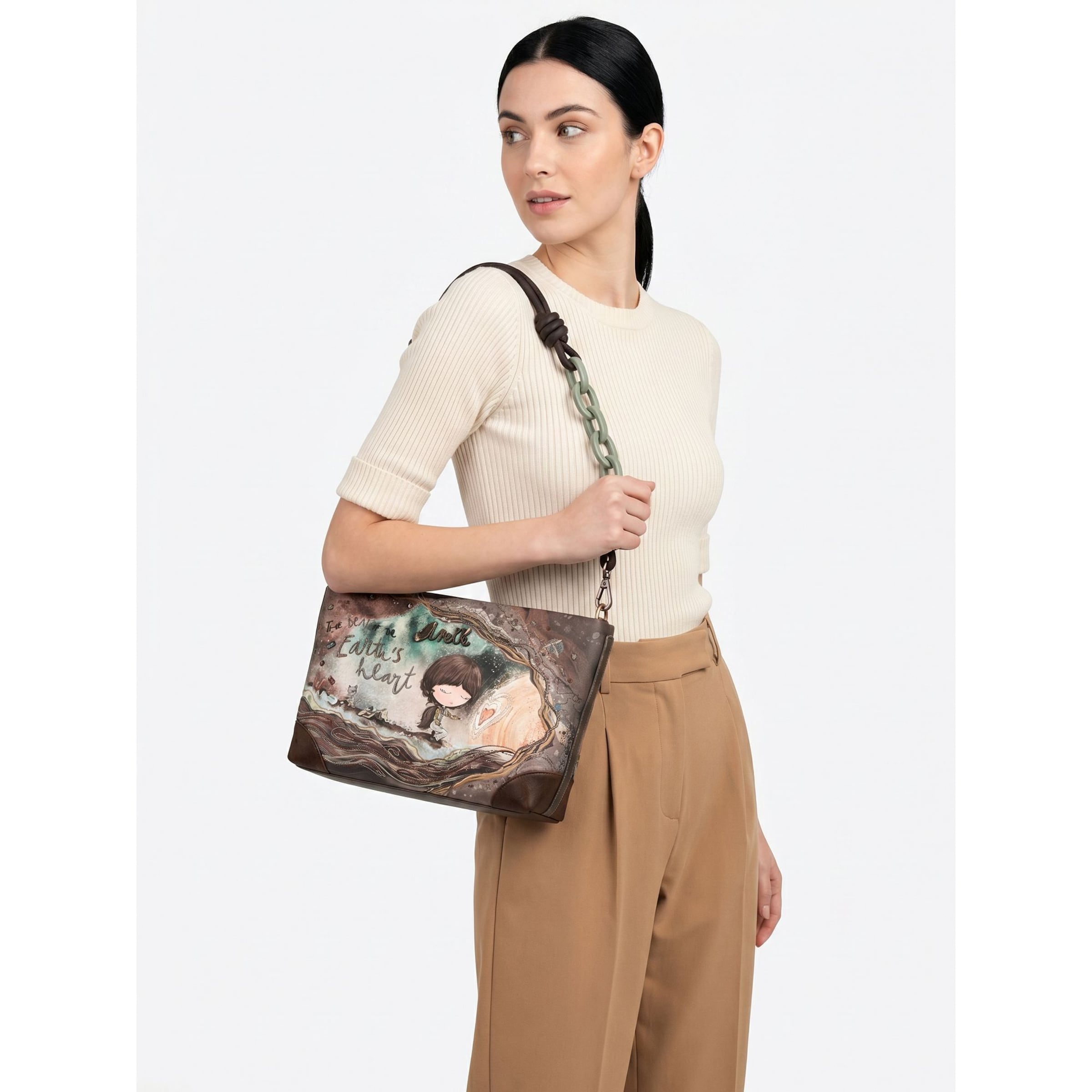 Anekke Shoulder Bag in Mixed colors: front