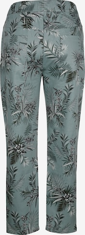 MIAMODA Slim fit Pants in Green