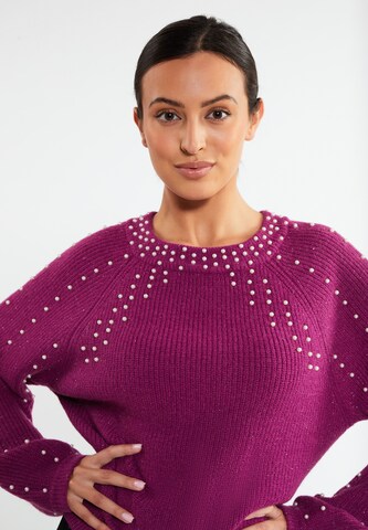 faina - Pullover em rosa