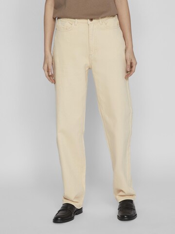 VILA Loosefit Jeans 'VIKelly' in Grijs: voorkant