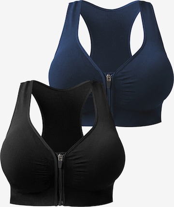 MEETWEE Sport-BH 'Push-up Bralette Athletic Bras' in Mischfarben: Vorderseite