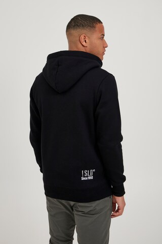 !Solid Zip-Up Hoodie 'BennZip' in Black