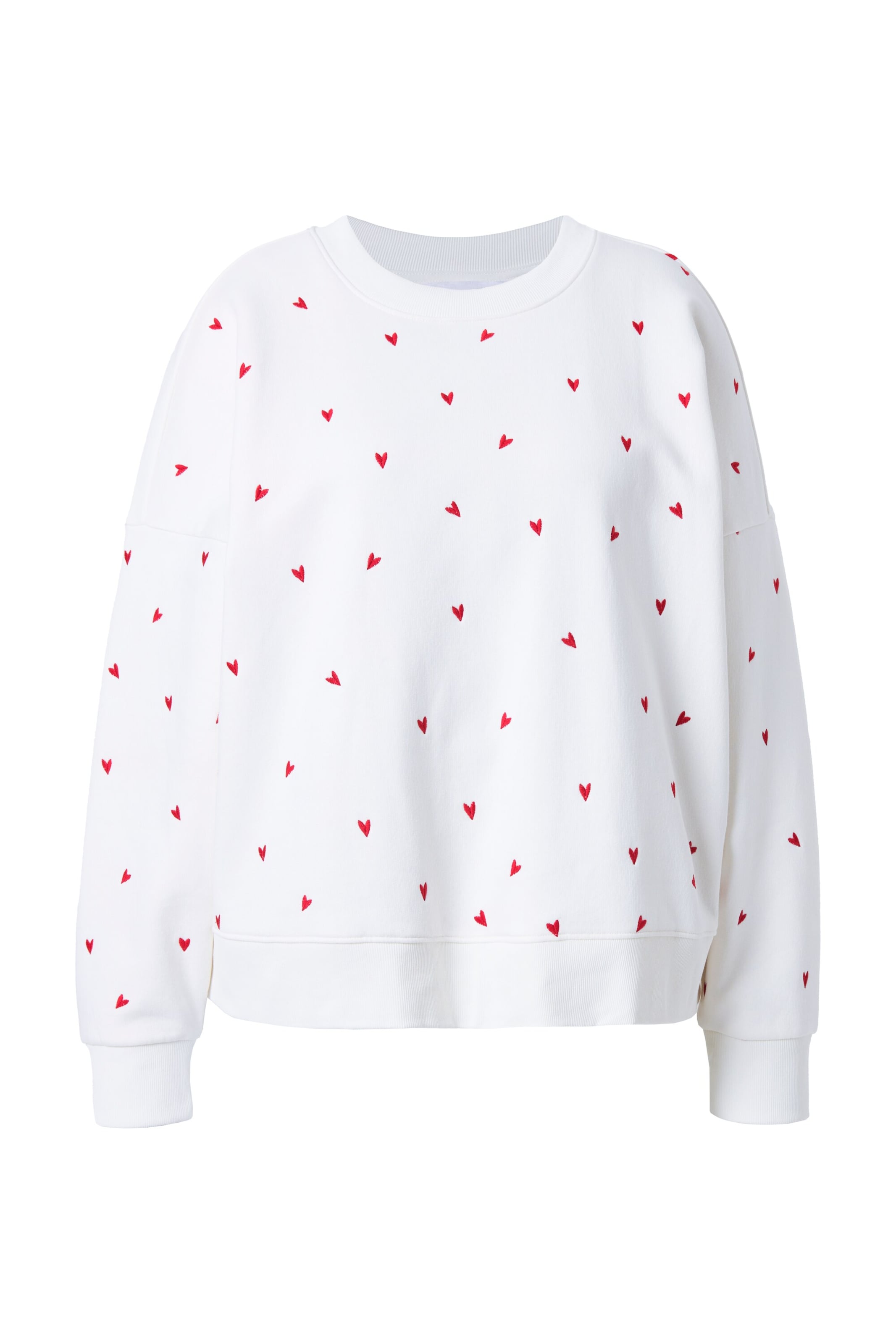 Studio Untold Sweatshirt in White: front