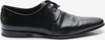 BOSS Black Flats & Loafers in 43 in Black: front