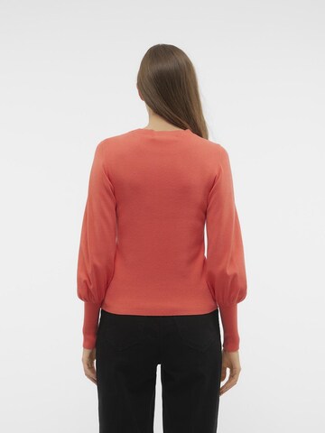 VERO MODA Sweater 'Holly Karis' in Orange
