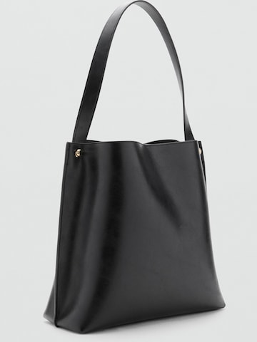 MANGO Shopper 'DOTS' in Schwarz