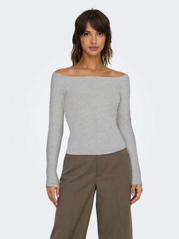 ONLY Shirt 'ONLGlamour' in Grey: front