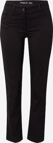 GERRY WEBER Regular Jeans i svart: framsida