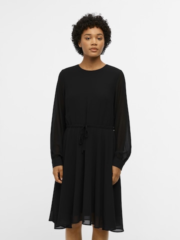 OBJECT فستان 'Mila' بلون أسود: الأمام