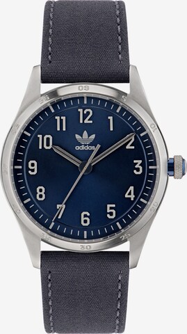 ADIDAS ORIGINALS Analog Watch 'CODE FOUR' in Silver: front