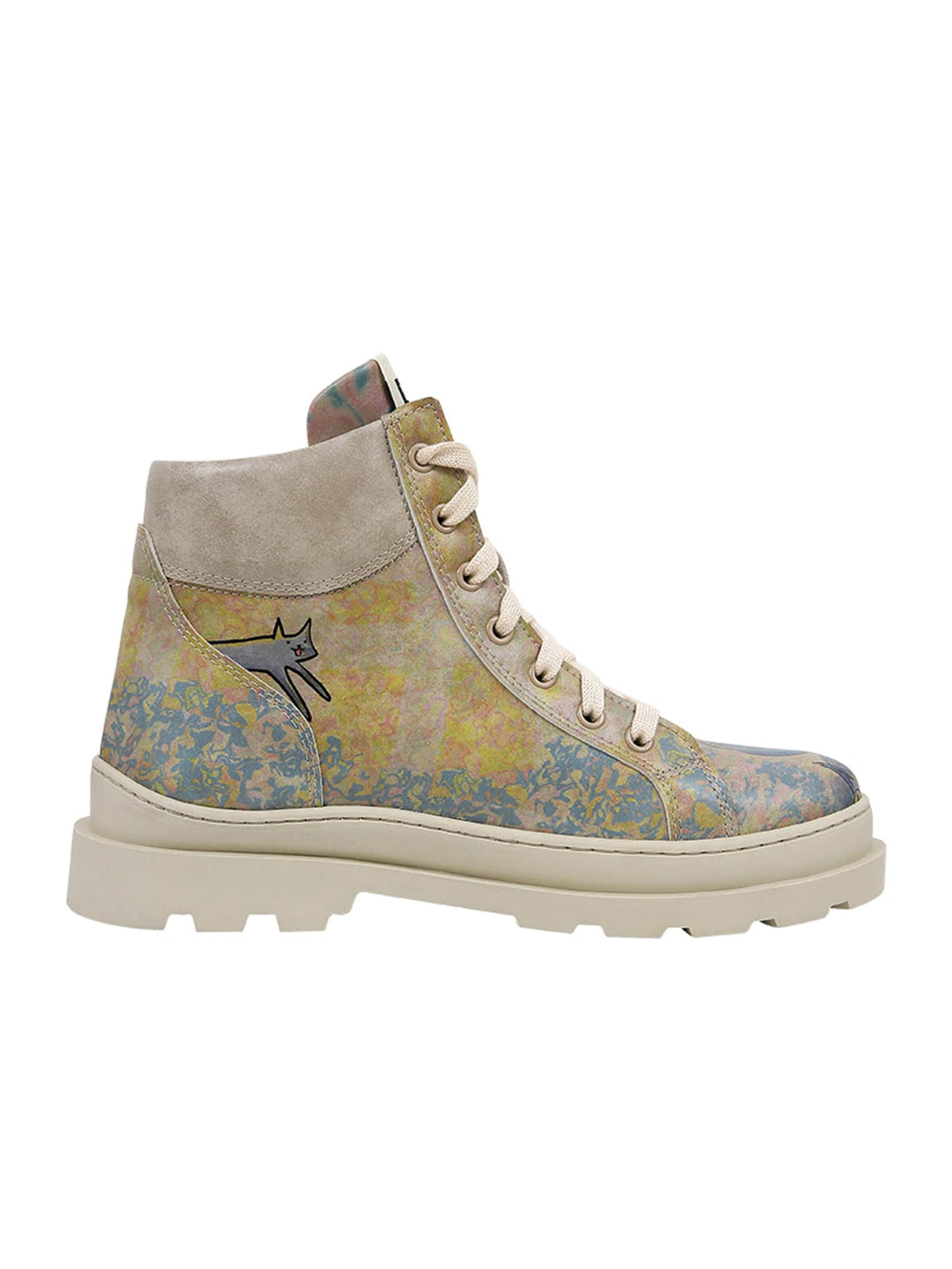 DOGO Schnürstiefel 'DOGO Adriana - Cat Person'‌‌‌‌‌‌ in Blau: Vorderseite