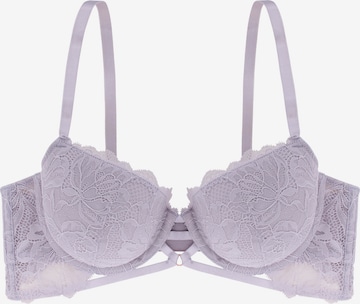 Dorina T-shirt Bra 'SEDAN' in Purple: front