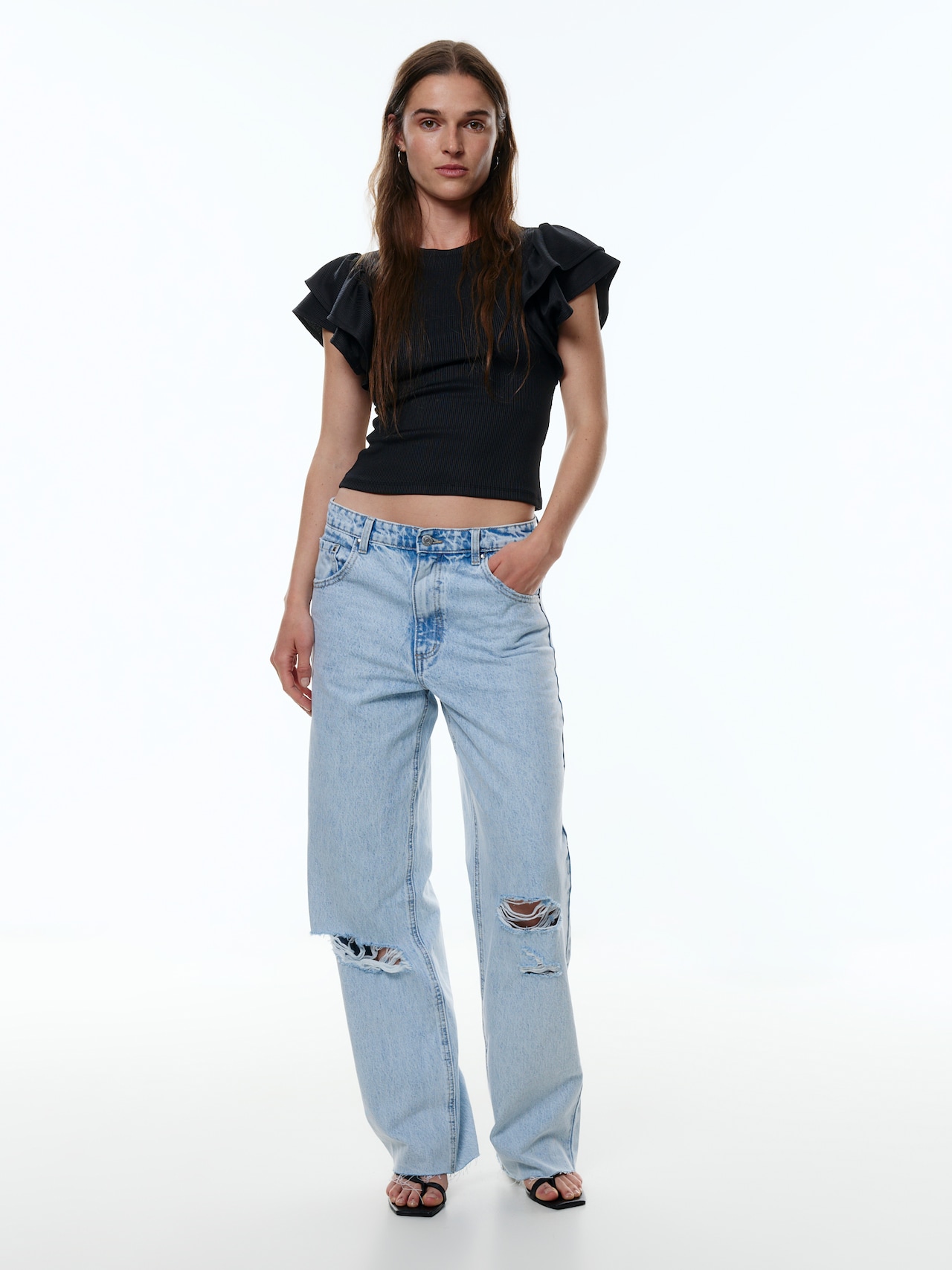 EDITED T-shirt 'Katrina' noir