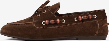 Mocassin Derimod en marron : devant