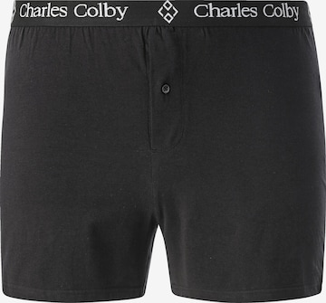 Charles Colby Boxer shorts ' Lord Seamair ' in Black: front