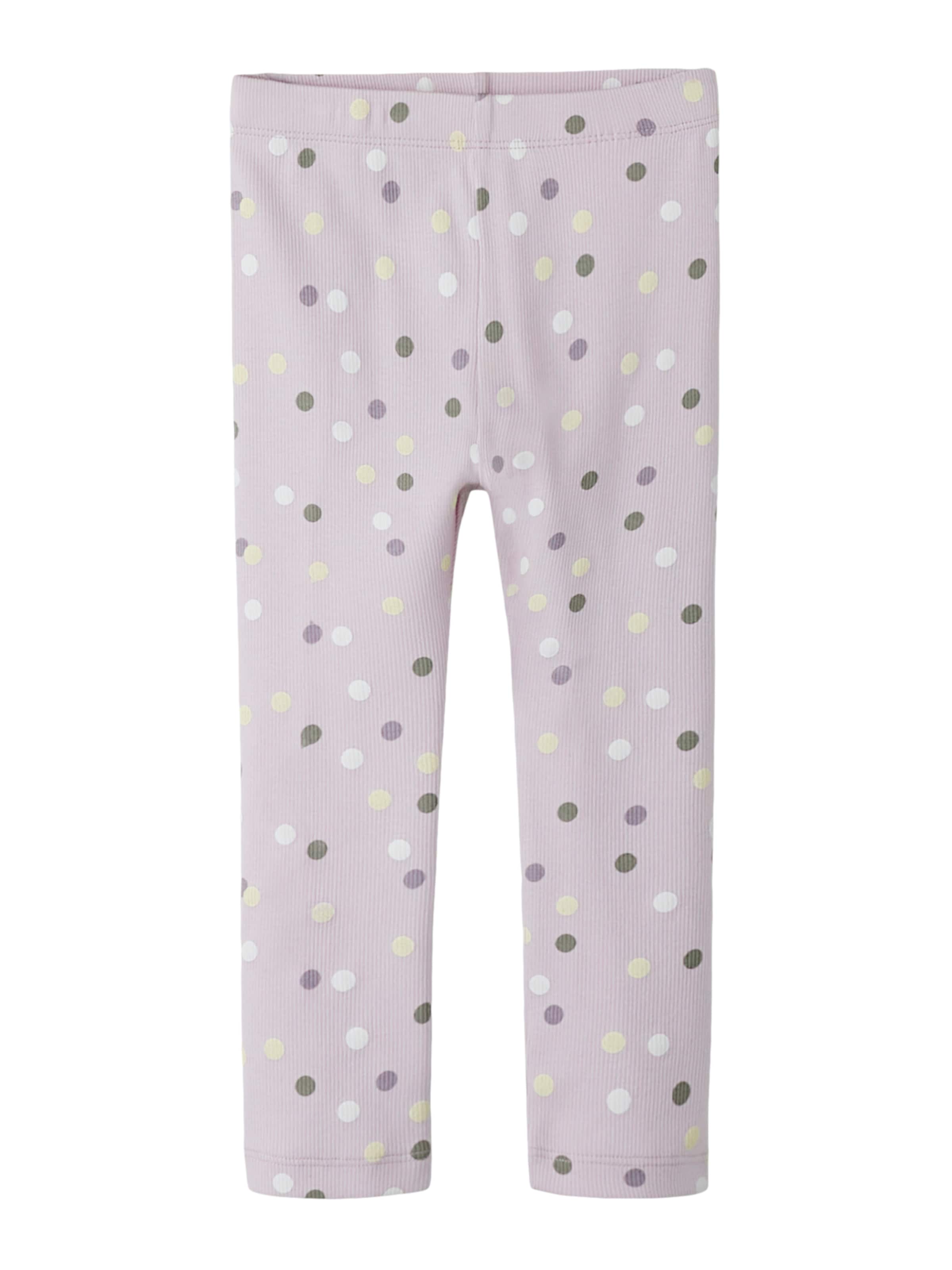 NAME IT Skinny Leggings 'NMFDOTTIA' i lila: framsida