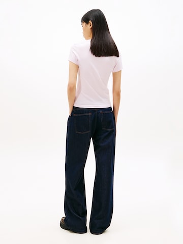 Tommy Jeans Tričko 'ESS' - Ružová