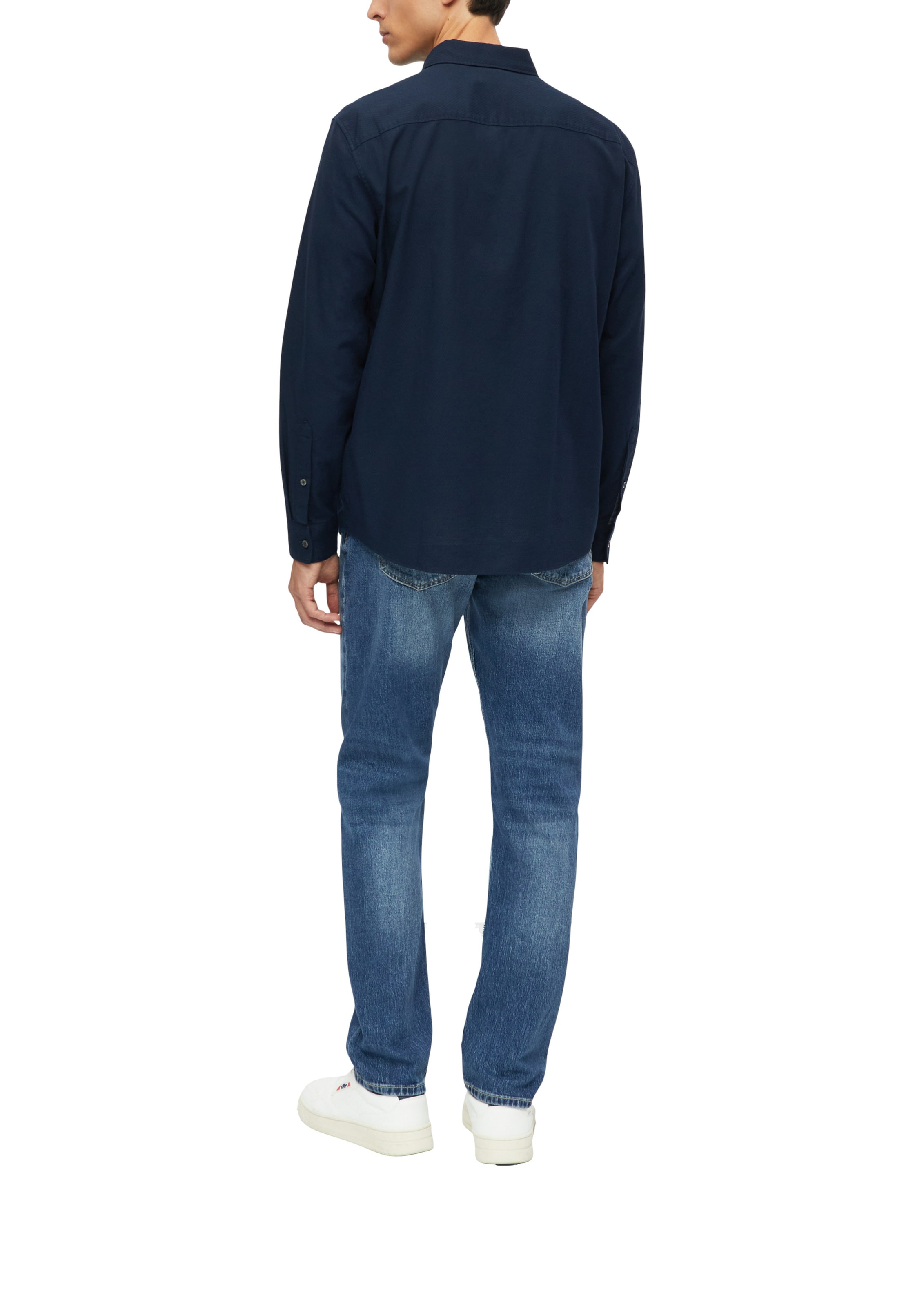 s.Oliver Regular fit Button Up Shirt in Blue