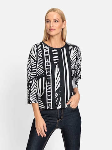 heine T-shirt i svart: framsida