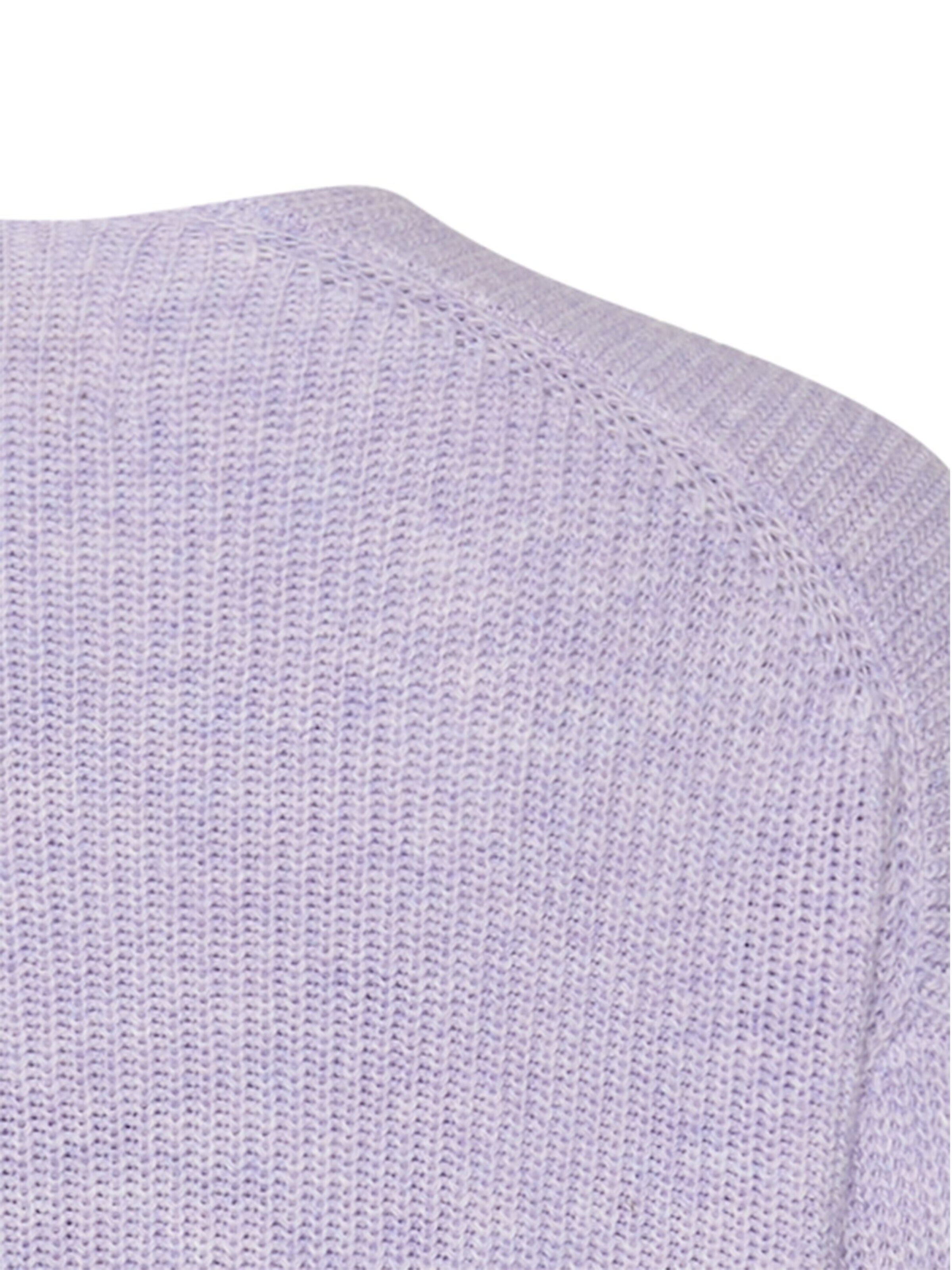 CAMEL ACTIVE Strickpullover mit V-Ausschnitt in Lila