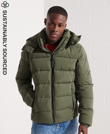 Superdry Winter Jacket 'Mountain' in Green: front