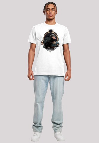 F4NT4STIC T-Shirt 'Fantastic Beasts 2 Baby Nifflers' in Weiß