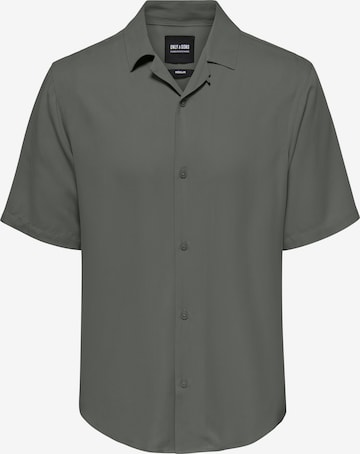 Only & Sons Regular Fit Paita 'ONLDash' värissä harmaa: etupuoli