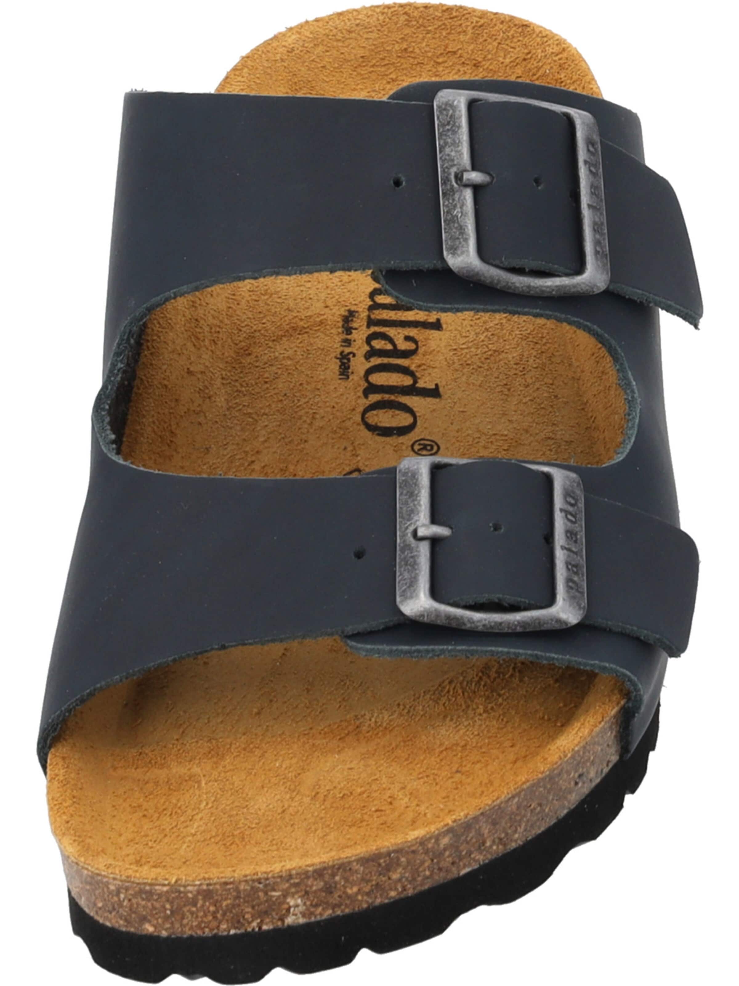 Palado Pantolette 'Palado Korfu Oiled Premium Leather Herren'‌‌‌‌‌‌‌ in Blau