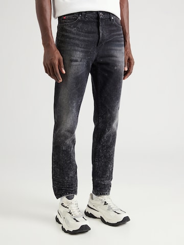 HUGO Regular Jeans in Grau: predná strana