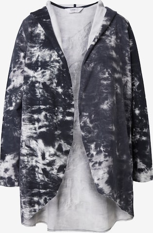 Angel of Style Zip-Up Hoodie in Black: front