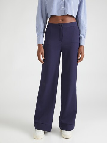 Trendyol Regular Trousers in Blue: front