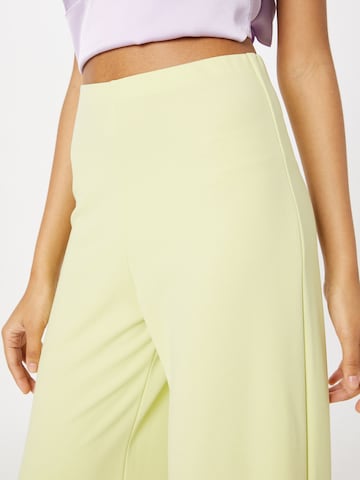 SISTERS POINT Wide leg Pants 'GLUT' in Yellow
