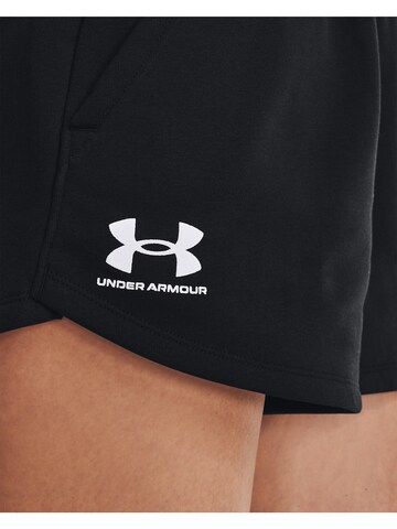 UNDER ARMOUR - Regular Calças de desporto 'Rival' em preto