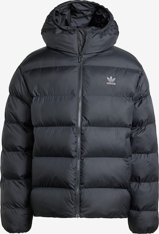 ADIDAS ORIGINALS Winterjacke 'Commercial' in Schwarz: Vorderseite