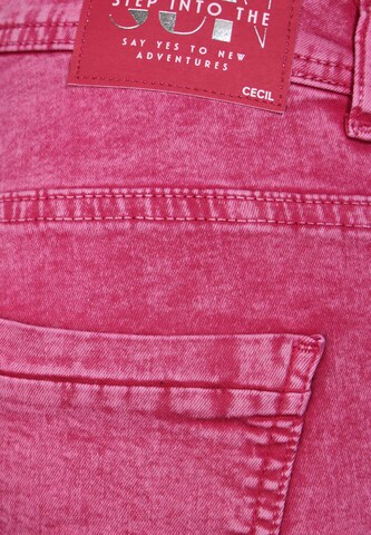 CECIL Slimfit Jeans in Pink